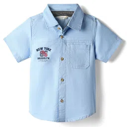 Infinity Boys Solid Spread Collar Pure Cotton Casual Shirt-image-83