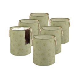 Aura Green Set of 6 Regular Multi-Utility Organisers-11