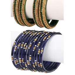 1ST TIME Green Alloy Bangle-30