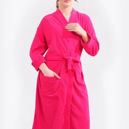 LacyLook Shawl Collar Neck Bath Robe & Wraps-picture-30