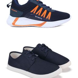 Spotwalk Set Of 2 Men Mesh Running Shoes-image-23
