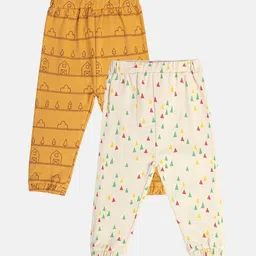 MINI KLUB Infant Boys Pack Of 2 Printed Lounge Joggers-image-53