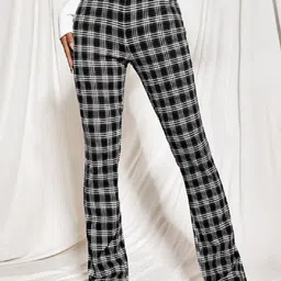 TANDUL Women Checked Original Trousers-image-23