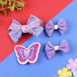 Asthetika Kids Girls Set of 4 Alligator Hair Clip-71