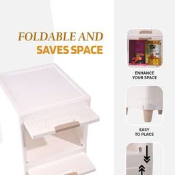 Kuber Industries White Set of 6 Regular Multi-Utility Organisers image 5