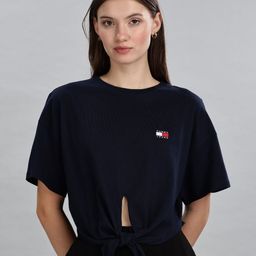 Tommy Hilfiger Women Drop-Shoulder Sleeves T-shirt-picture-38