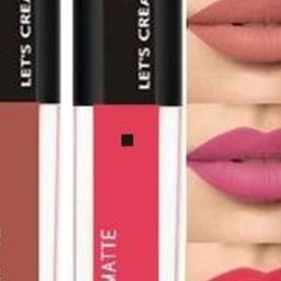 SUNISA Set Of 4 Long Lasting Matte Liquid Lipsticks - 4 ml Each- Red Edition image 2