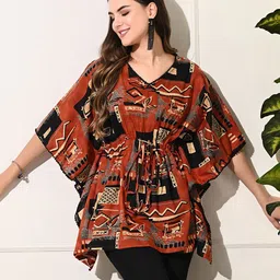 DECKEDUP Kimono Sleeve Cotton Kaftan Top-picture-36