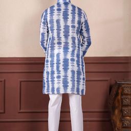 PulseIQ Men Multi Linen Kurta Sets image 3