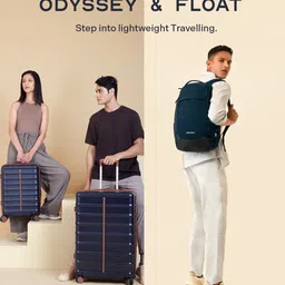 Assembly Set Of 3 Hard-Sided Trolley with backpack With USB Charging Port & Rain Cover image 4