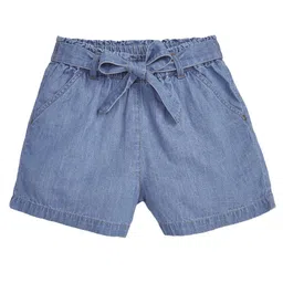 Cub McPaws Girls Mid-Rise Denim Shorts-image-98