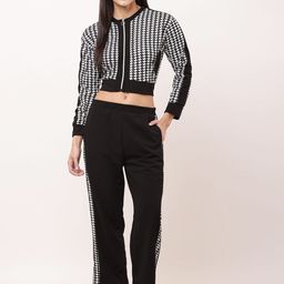Moda Rapido Printed Round Neck Sweatshirt With Trousers-image-106