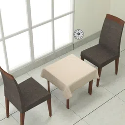 BIGGER FISH Cream-Coloured 2-Seater Table Cover-image-9