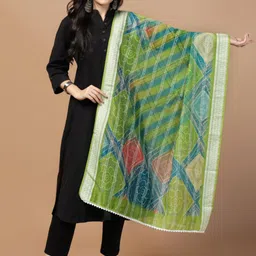 Kaizen TEXO FAB Ethnic Motifs Printed Dupatta image 4