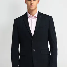 Arrow Slim-Fit Notched Lapel Single Breasted Blazer-picture-50