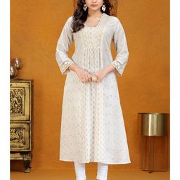COTTON CULTURE Women Floral Printed Kurta-image-64