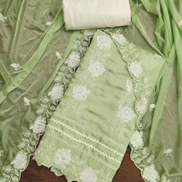 ASISA Embroidered Unstitched Dress Material-image-20