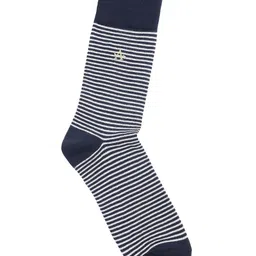 Arrow Men Striped Pure Cotton Calf-Length Socks-picture-4