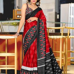 LeeliPeeri Designer Ethnic Motifs Printed Block Print Saree-19