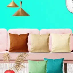 ArtzFolio Multicoloured Set of 5 Square Cushion Covers-image-50