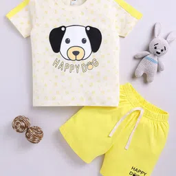 LITTLE NINJA Boys Printed T-shirt with Shorts-picture-40