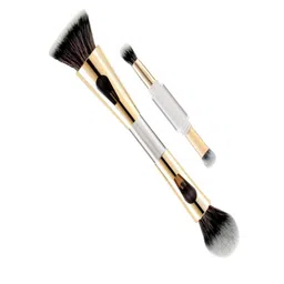 MEPOINT 4 in 1 Multifunctional Makeup Brush Set - Gold-2
