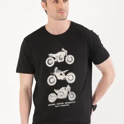 TVS Unisex Printed Applique T-shirt-image-98