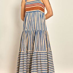 bebe Striped Maxi Dress-image-90