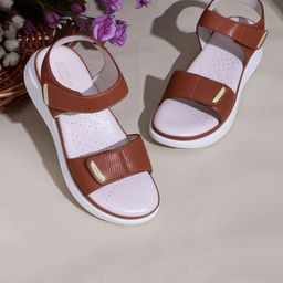 DOCTOR EXTRA SOFT Women Solid Round Toe Open Toe Flats-image-41