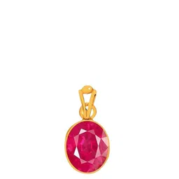 GenZcomplex Pink Gold-Plated Oval Pendants-23