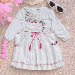 Bella Moda Floral Embroidered Fit & Flare Dress-image-17