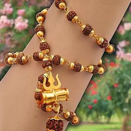 Heer Collection Gold-Plated Contemporary Pendants with Chains-53