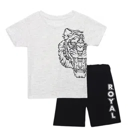 YK Boys Printed T-shirt with Shorts-picture-30