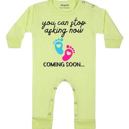 Arvesa You Can Stop Asking Now Coming Soon Printed Bodysuit-13