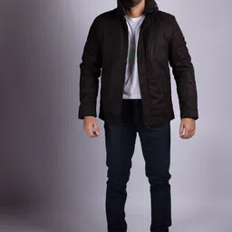 HUE & HIDE Men Colourblocked Longline Puffer Jacket-9