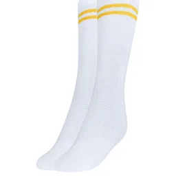 MUKHAKSH Unisex White Socks-image-88