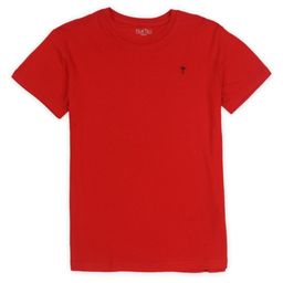 Palm Tree Boys Solid Round Neck Cotton T-shirt-image-36