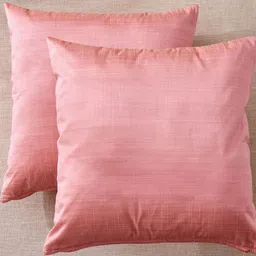 Home Centre Wesley Peach Set Of 2 Square Cushion Covers-71