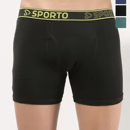 Sporto by Macho Men Pack Of 4 Short Trunks-picture-34
