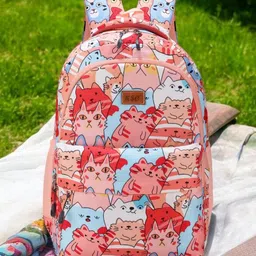 khatushyam collection Women Graphic Backpack-17