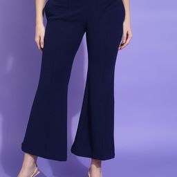 MISS HAUTE Women Regular Fit Mid-Rise Trousers-image-34