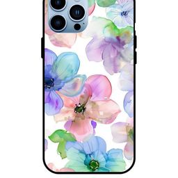 QRIOH Floral Printed iPhone 13 Pro Back Case Mobile Accessories-image-54