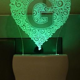 SOMIL 3D Illusion Letter G Night Wall Lamp-image-91