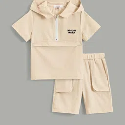 hopscotch 2-Pc Hooded Shirt & Shorts-picture-1