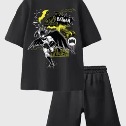Nap Chief Unisex Kids Printed T-shirt with Shorts-49