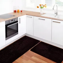 GBL COLLECTION Brown Striped Floor Mat-24