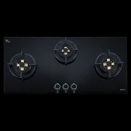 elica FLEXI DFS FB MFC 3B 90 DX Glass Top 3 Burner Automatic Hob (Cast Iron Pan Support with Heat Guard, Black)-image-8