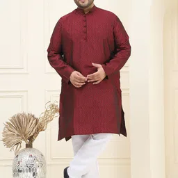 SOJANYA PLUS Men Regular Kurta with Pyjamas image 1