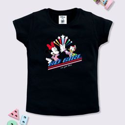 YK Disney Girls Minnie & Daisy Printed T-shirt-image-94