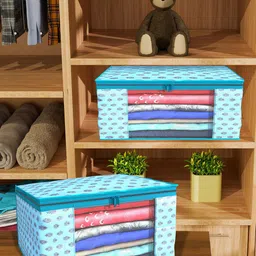 Kuber Industries Blue Set of 6 Regular Drawer Organiser Organisers image 1